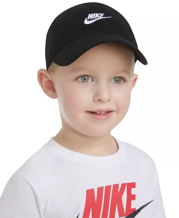 

Хлопковая бейсболка с изогнутыми полями для малышей Futura Nike, черный