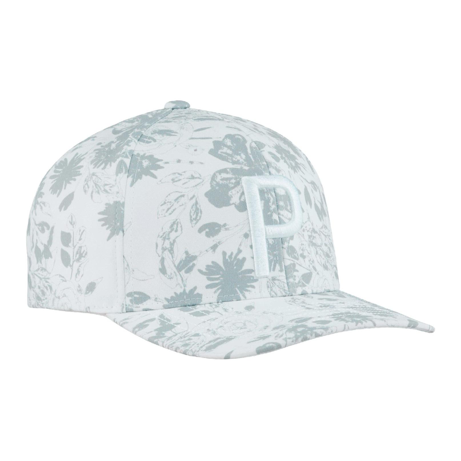 

PUMA Бейсболка мужская из полиэстера, эластана и хлопка, черно-белая