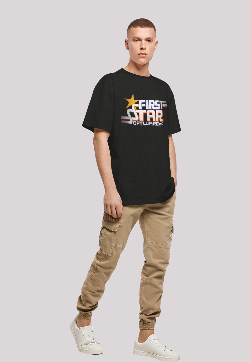 

Футболка с принтом FIRSTSTAR INC RETRO GAMING SEVENSQUARED F4NT4STIC, черный