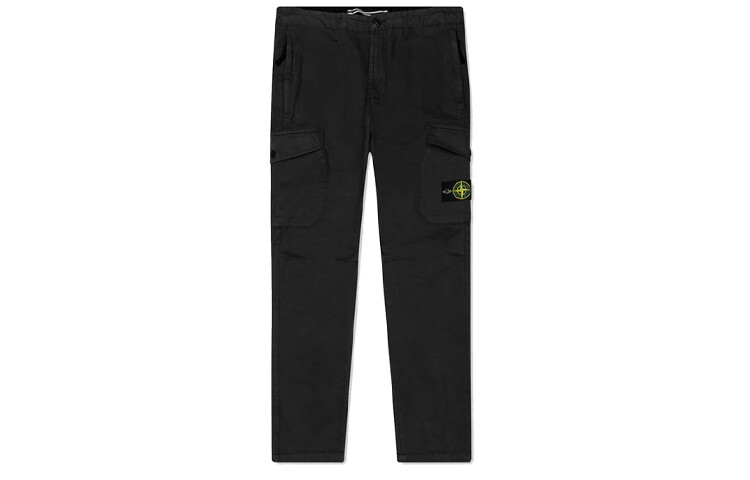 

Брюки-карго Stone Island Logo мужские, черный