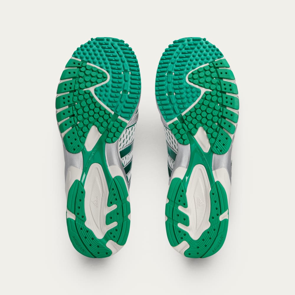 Кроссовки Adidas Sporty & Rich Adizero Adios shoes, цвет Cloud White/Court Green/Cloud White — фото 3