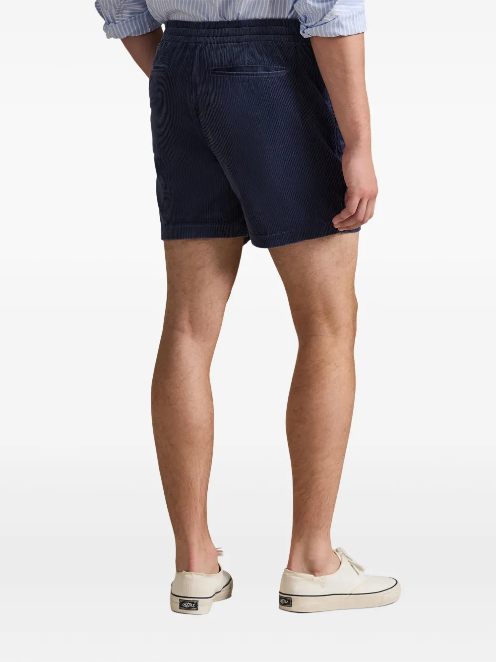 Вельветовые шорты с кулиской Polo Ralph Lauren, синий — фото 4