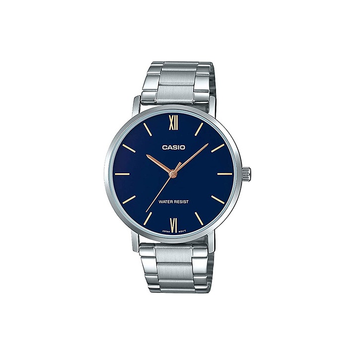 

CASIO Часы Men Standard Series Blue Watch MTP-VT01D-2B, Blue Dial