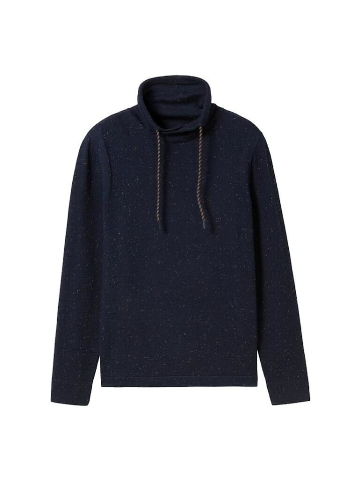 

Пуловер Tom Tailor Pullover, цвет navy melange neps