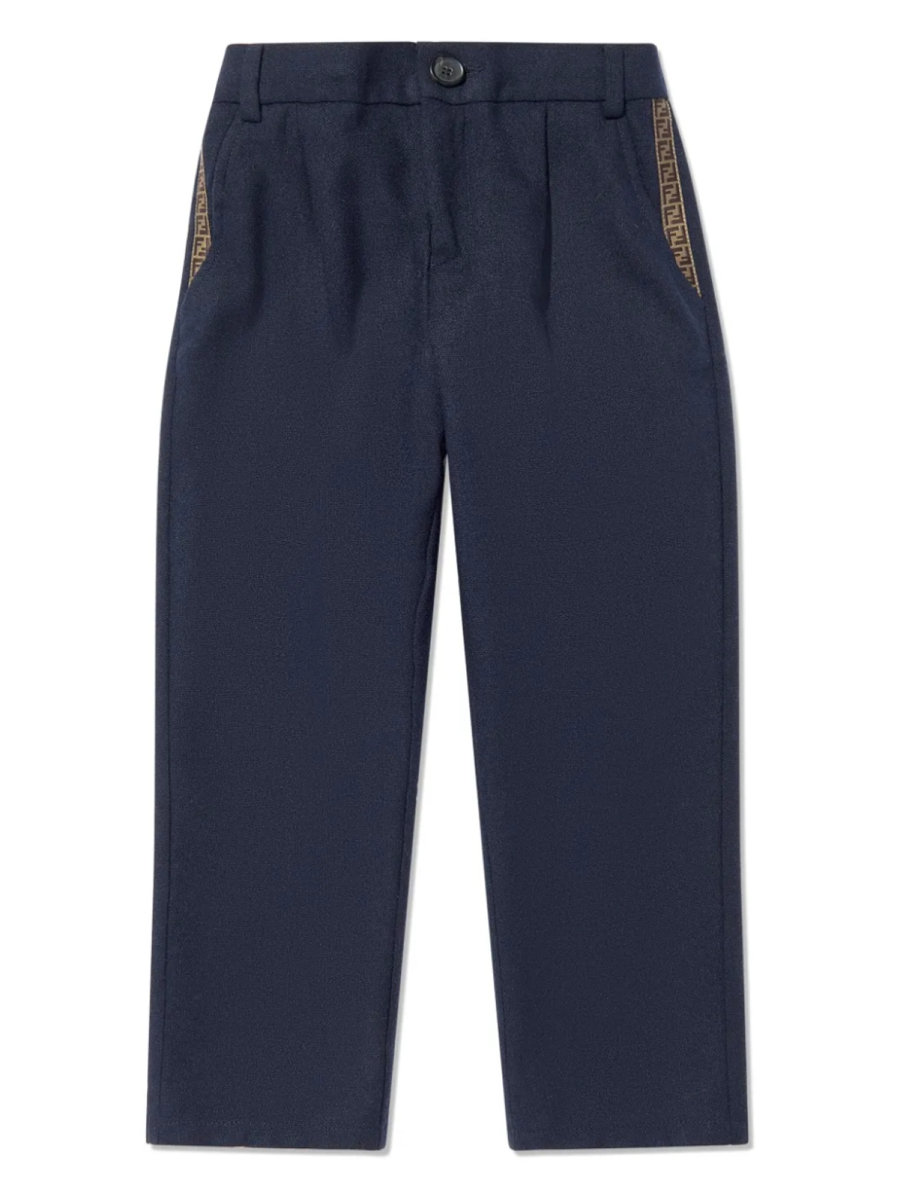 

Брюки с логотипом FF Fendi Kids, синий