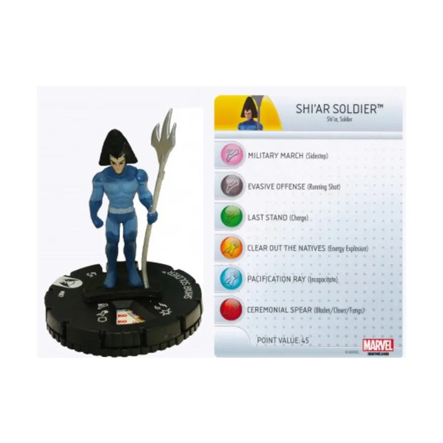

Ши'арский солдат (клавиша C), Marvel HeroClix - Wolverine and the X-Men - Singles