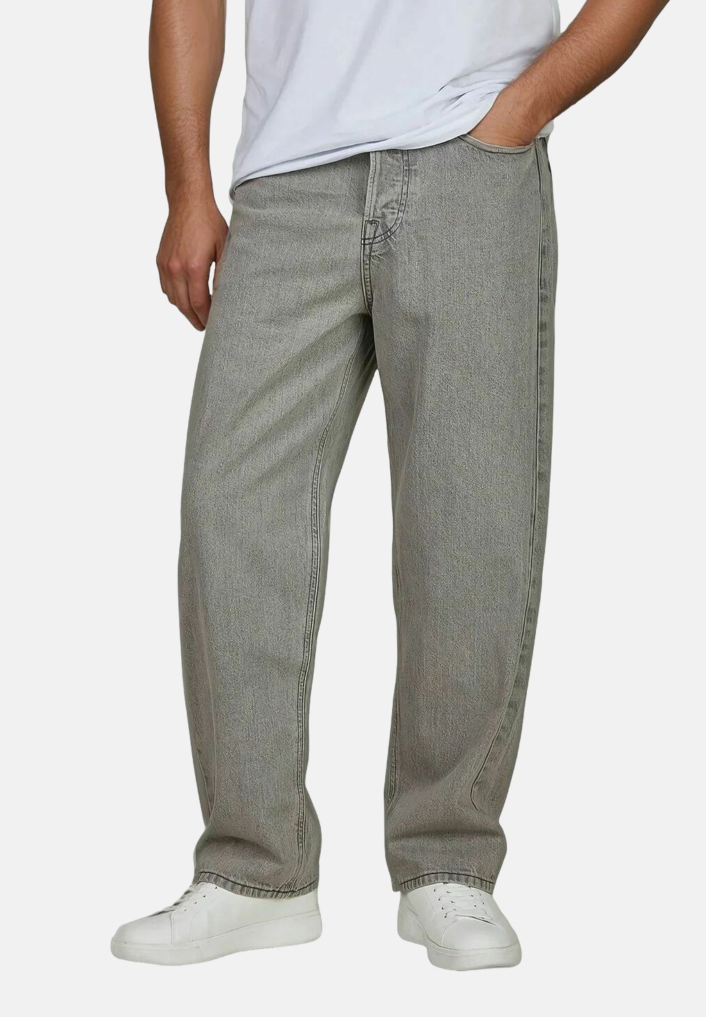 

Джинсы прямого кроя JJIALEX JJCOOPER Jack & Jones, цвет Grey Denim
