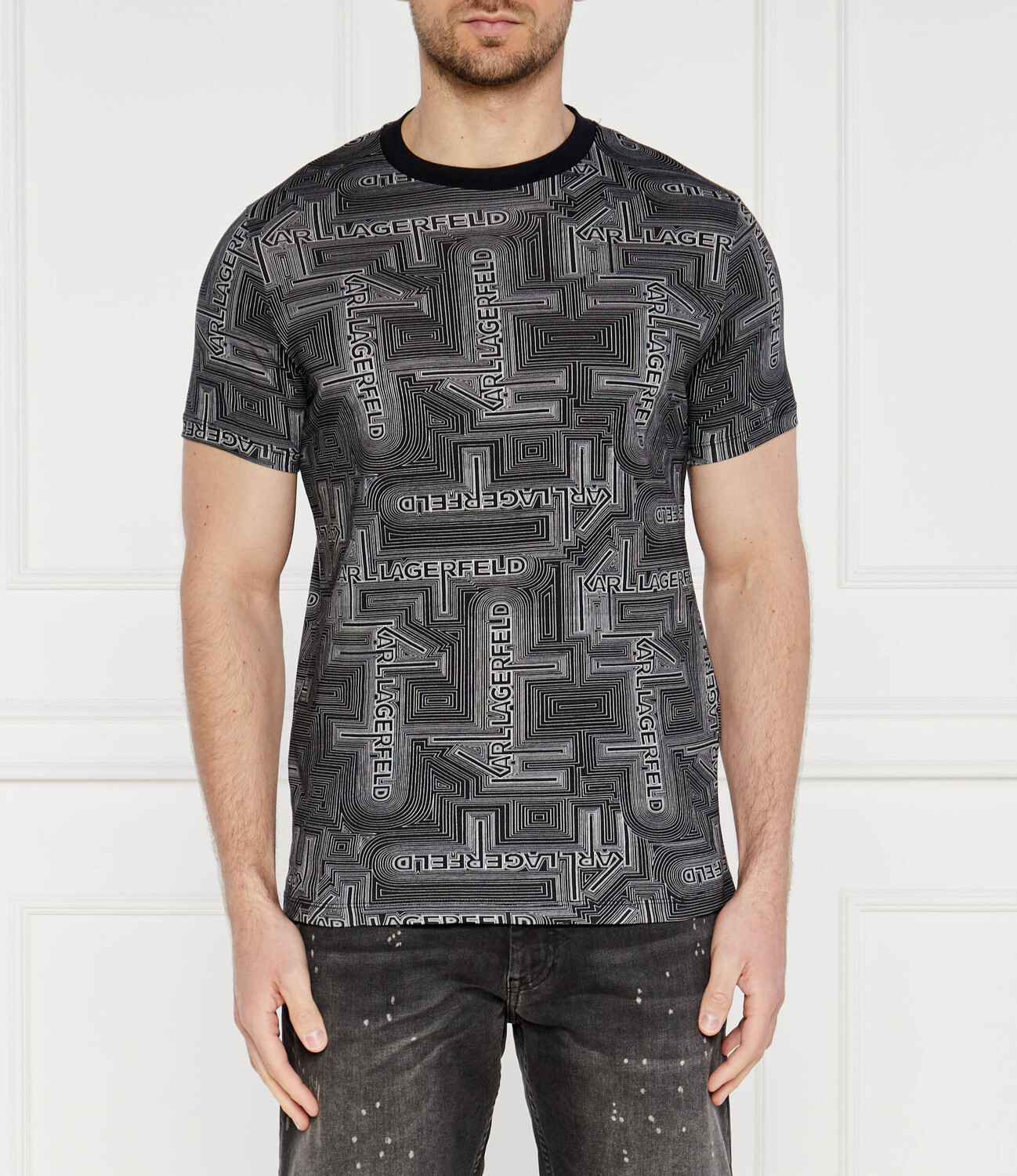 

Футболка Karl Lagerfeld Regular Fit, черный