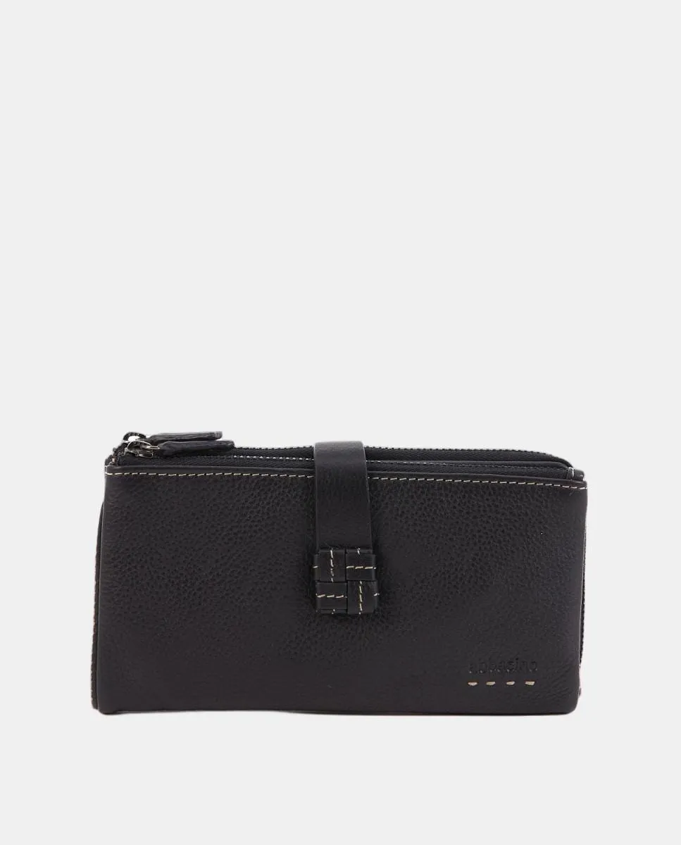 

большой кошелек Freedom из кожи Abbacino, черный