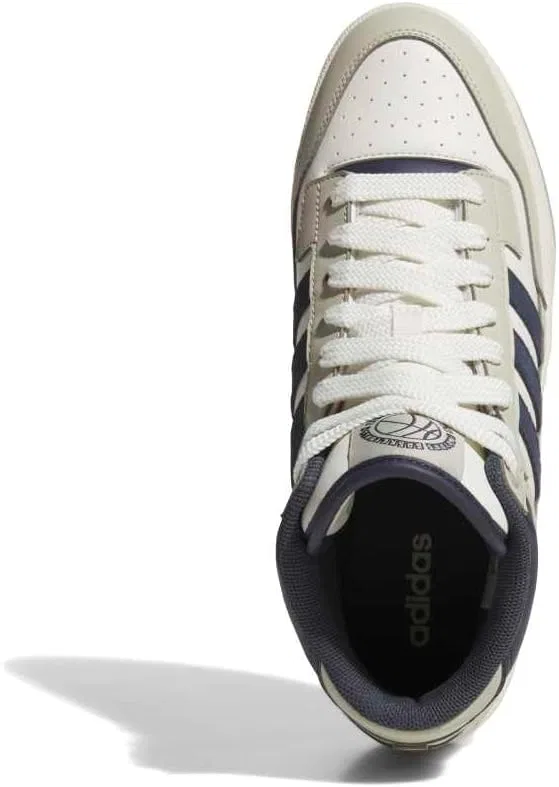 Мужские кроссовки Adidas Rapid Court Mid, Off White Blue — фото 2