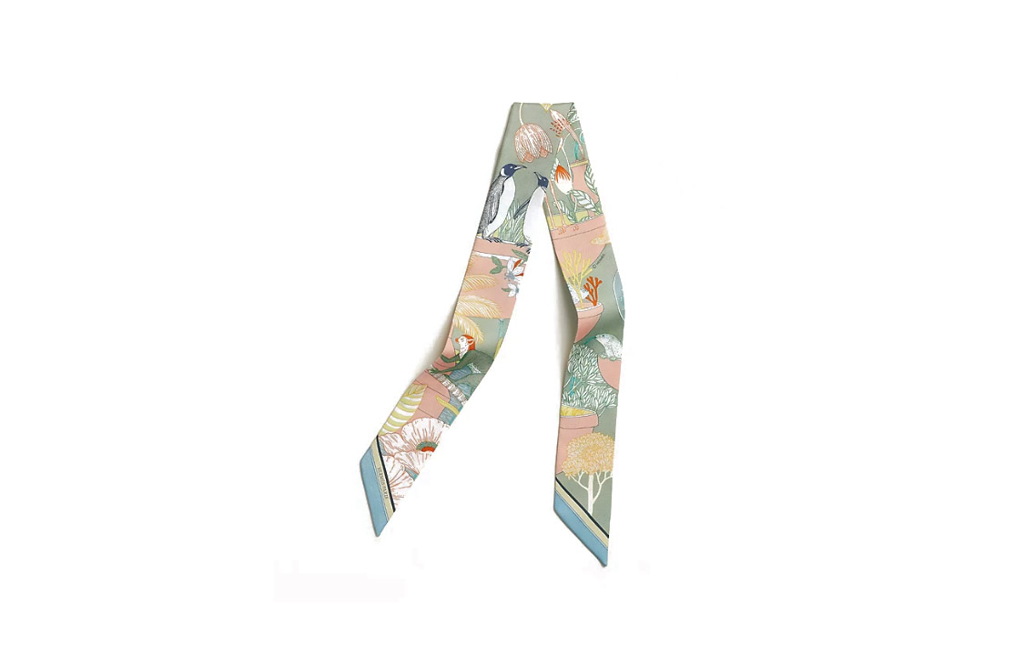 

Шёлковый платок HERMES Мультиколор