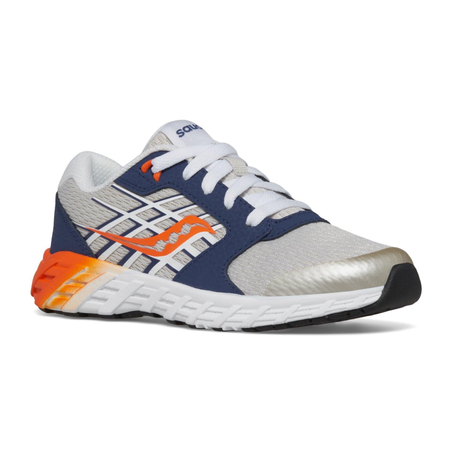 

Кроссовки Saucony Kids Wind 2.0, Grey/Navy/Orange