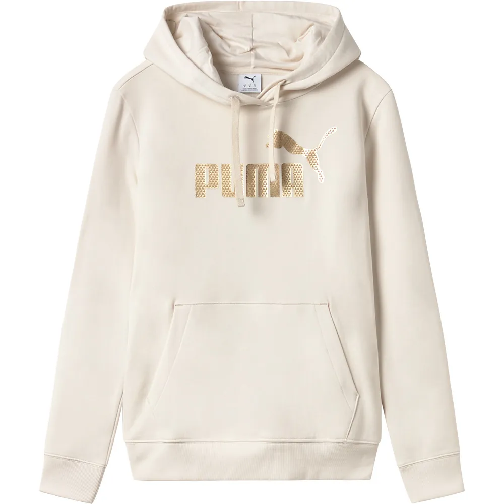 

Худи Puma Essentials+ Textured Foil Big Logo, бежевый