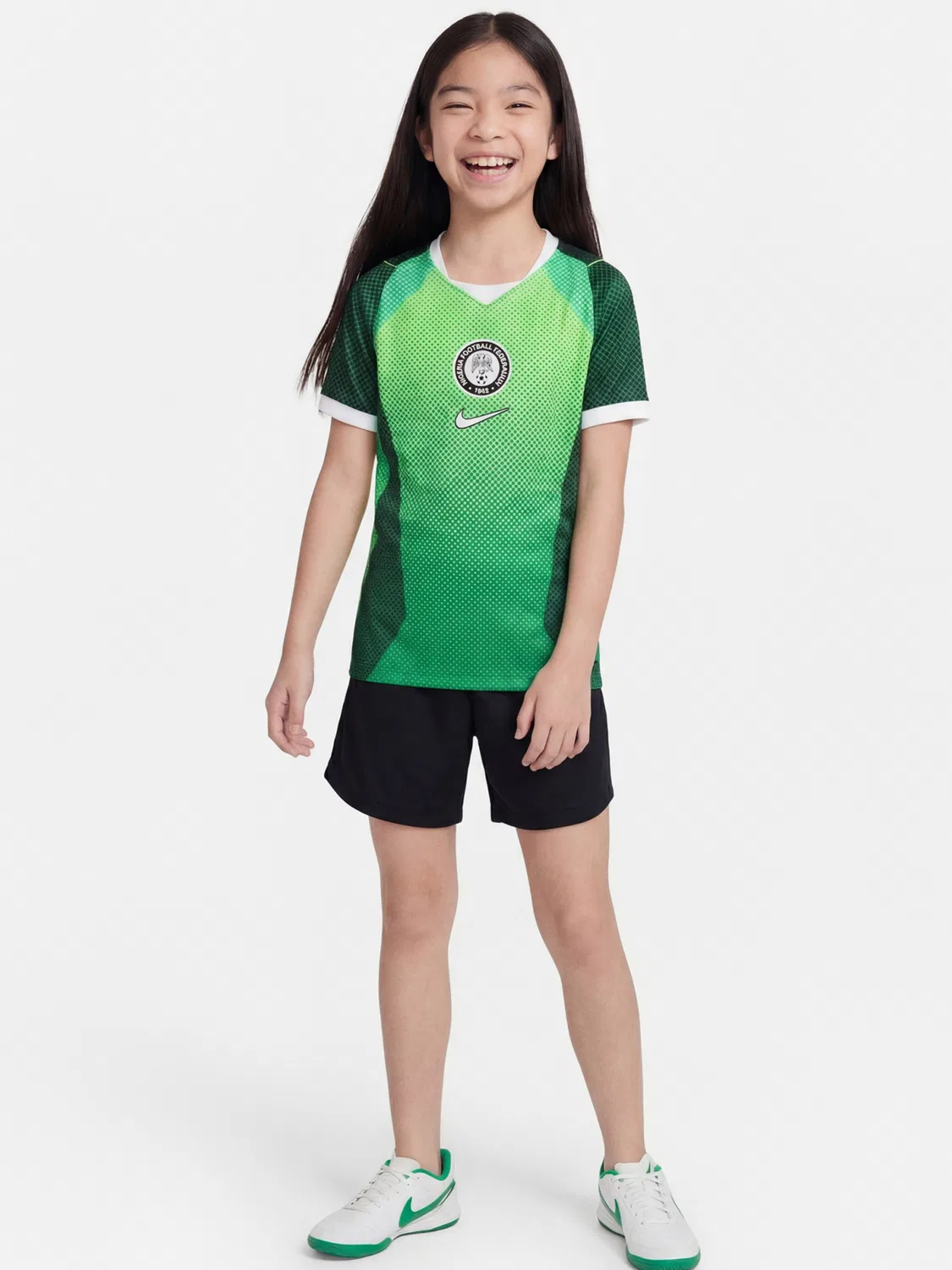 Рубашка Performance 'NFF STAD HM' Nike, Green/Light Green/Dark Green — фото 4