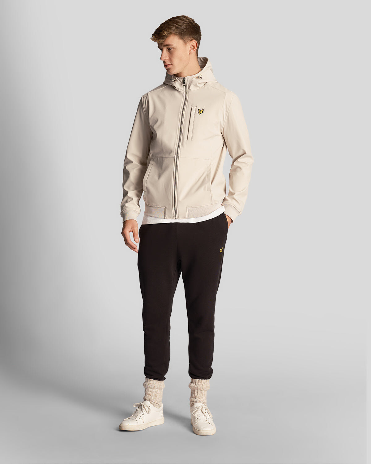 

Куртка из софтшелла Lyle & Scott, серый