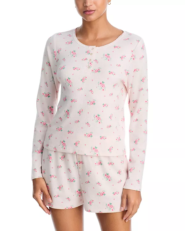 

Пижамный комплект Aqua True Romance с короткими штанинами - эксклюзив Aqua, розовый