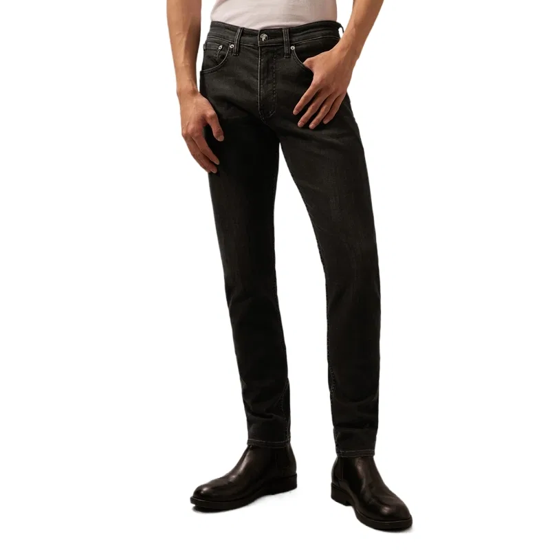Джинсы Calvin Klein Jeans зауженные черные — фото 4