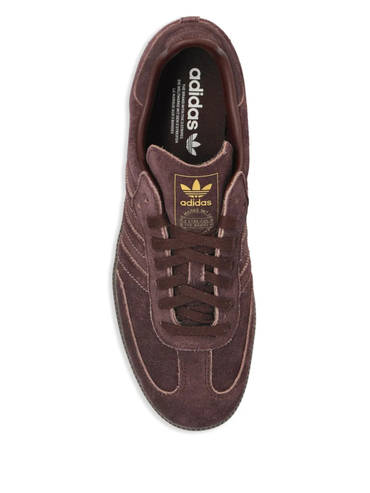 Кроссовки adidas Samba, коричневый — фото 4