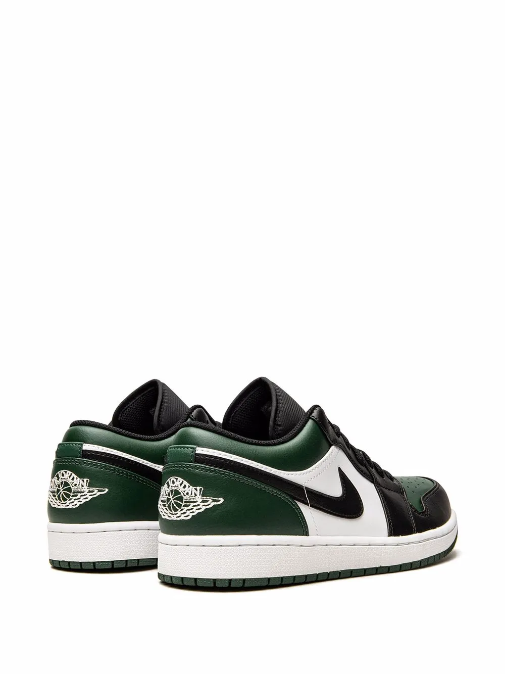 Кроссовки  1 Low Green Toe Jordan, зеленый — фото 3