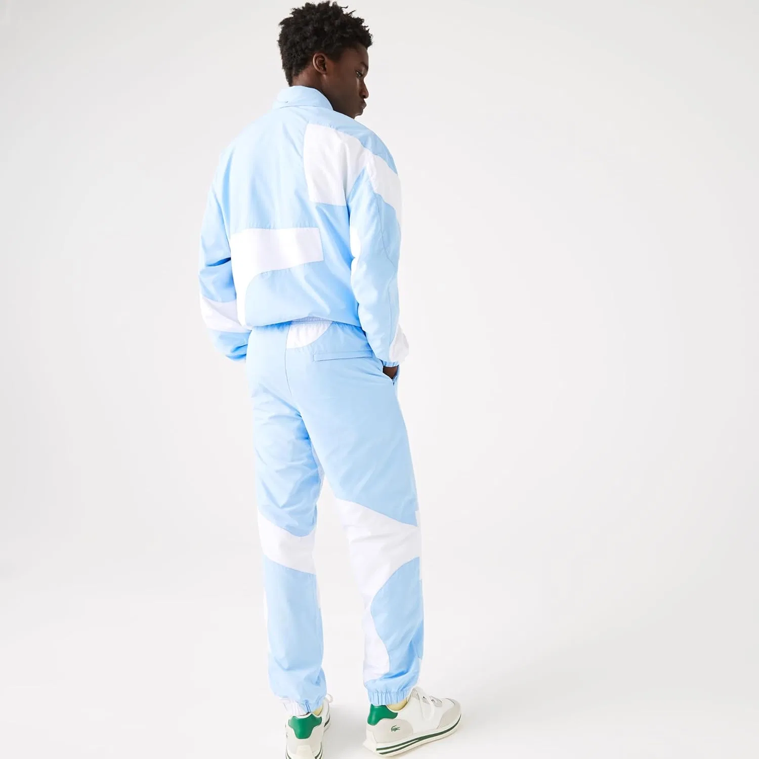 Спортивные брюки Lacoste Heritage Graphic, мужские, с вышитым крокодилом, черный — фото 3