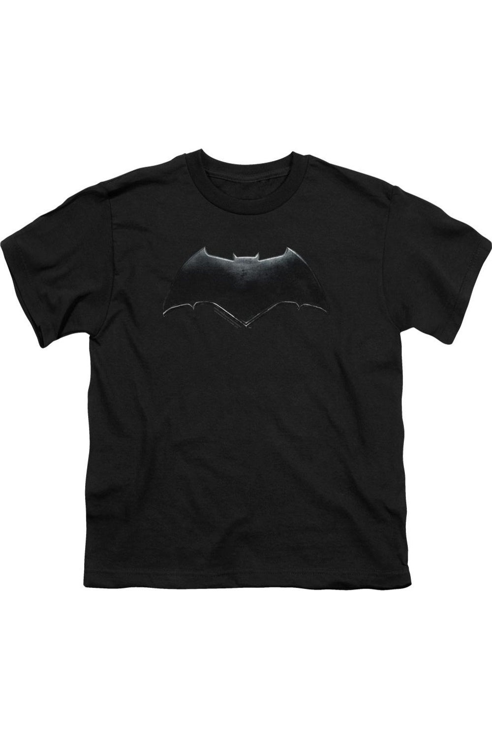 

Футболка с коротким рукавом для подростков с логотипом Бэтмена из фильма "Лига справедливости" Gildan, черный