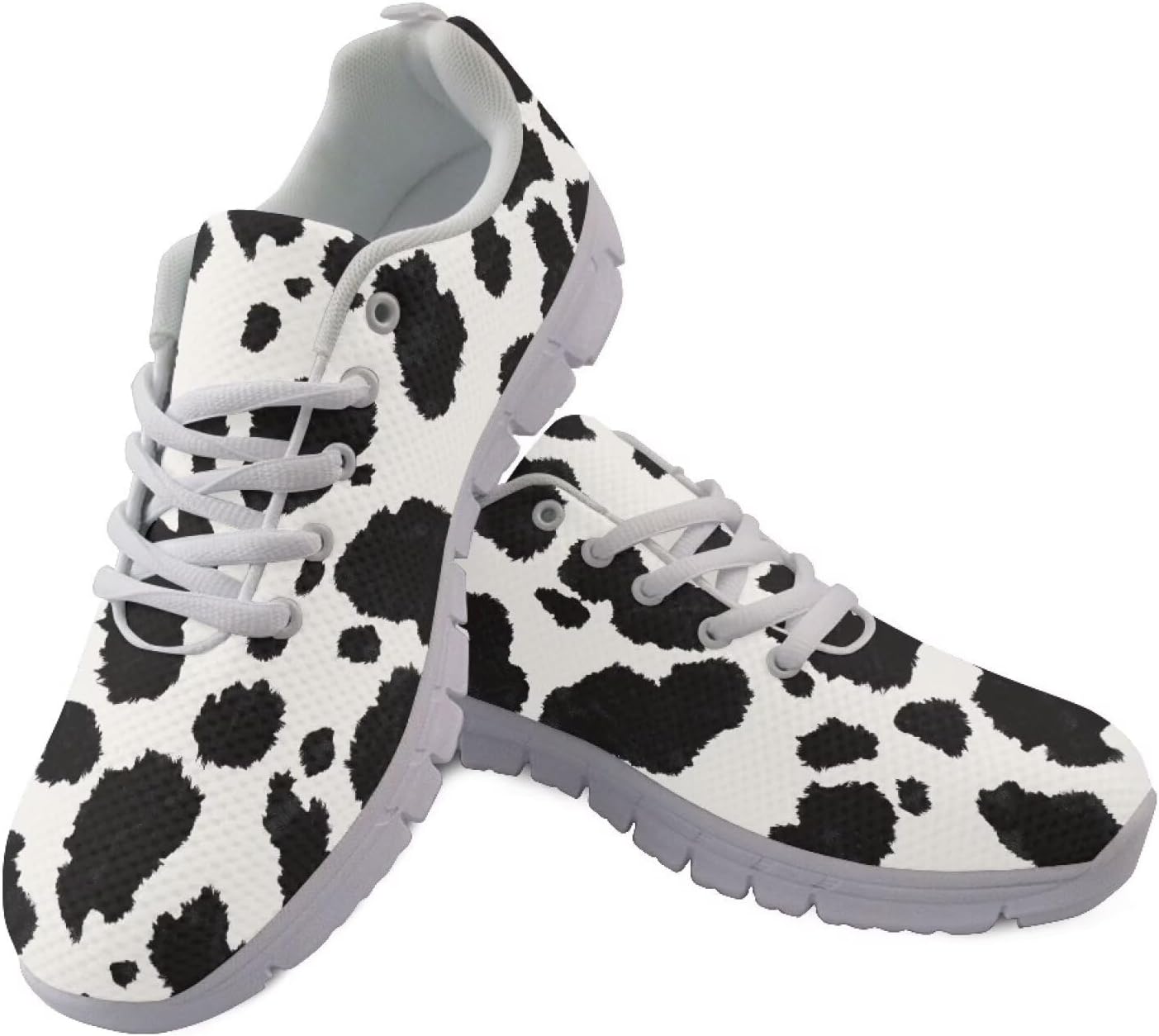 

Женские ботинки POLERO в стиле бохо, легкие кроссовки на шнуровке, повседневная обувь для мужчин, размеры EU35-45, UK2.5-10, Cow Print