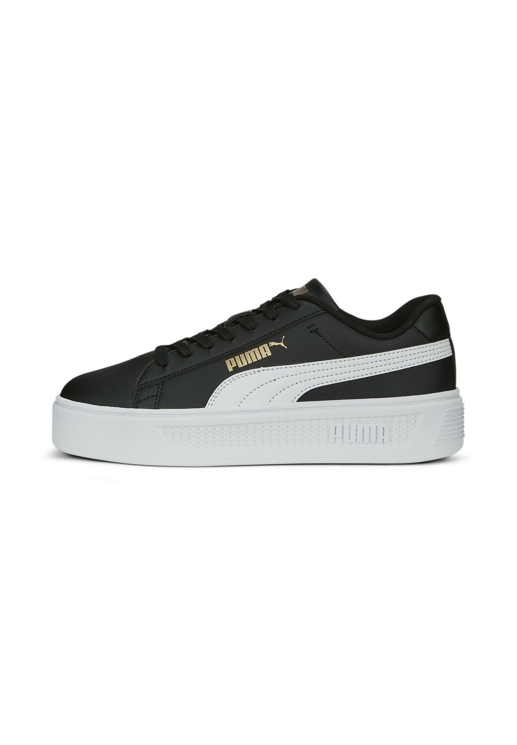 

Кроссовки Puma Smash Platform, черно-белое золото, Черный, Кроссовки Puma Smash Platform, черно-белое золото