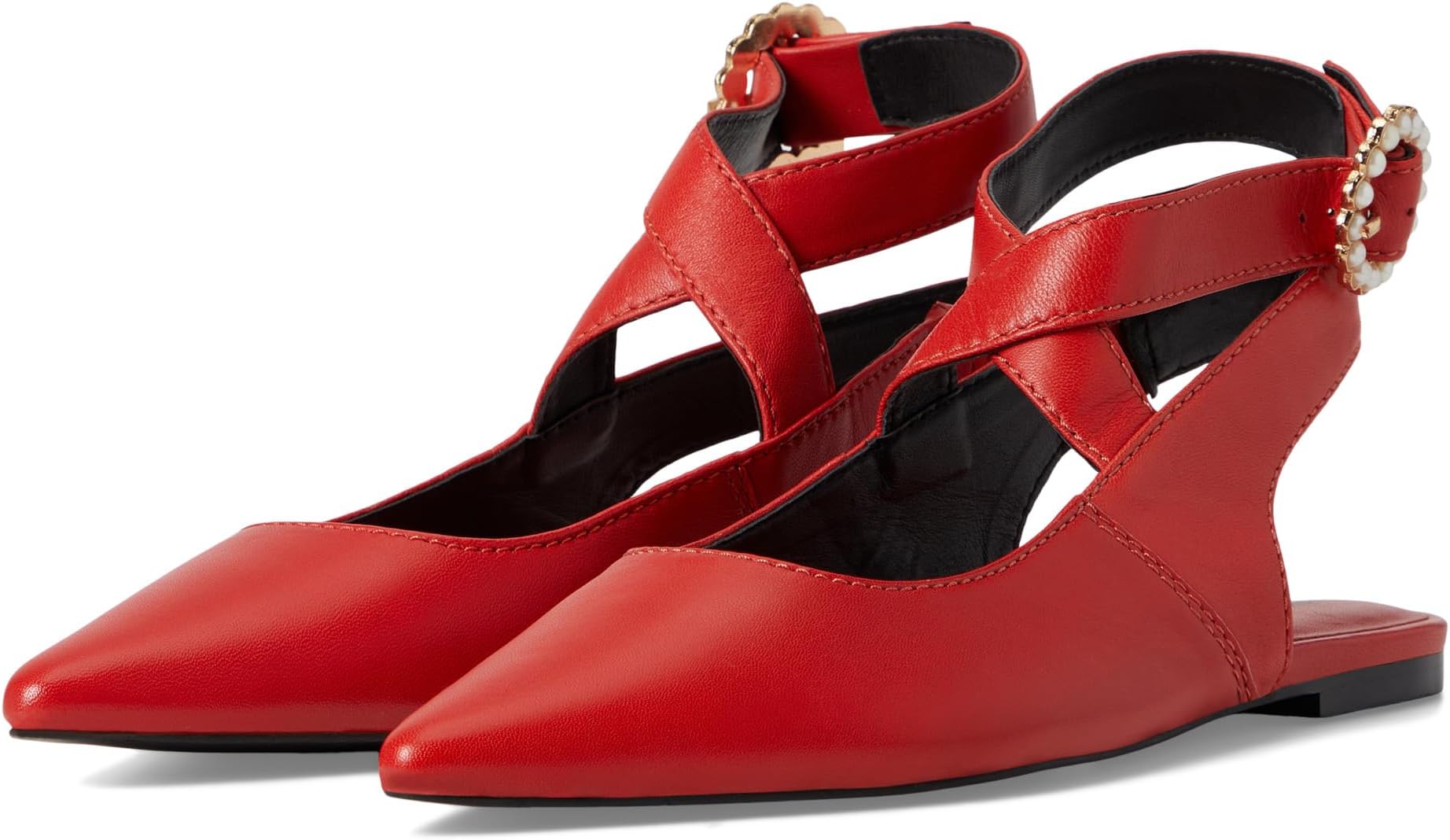 Балетки Free People Parisa Point Flat, красный