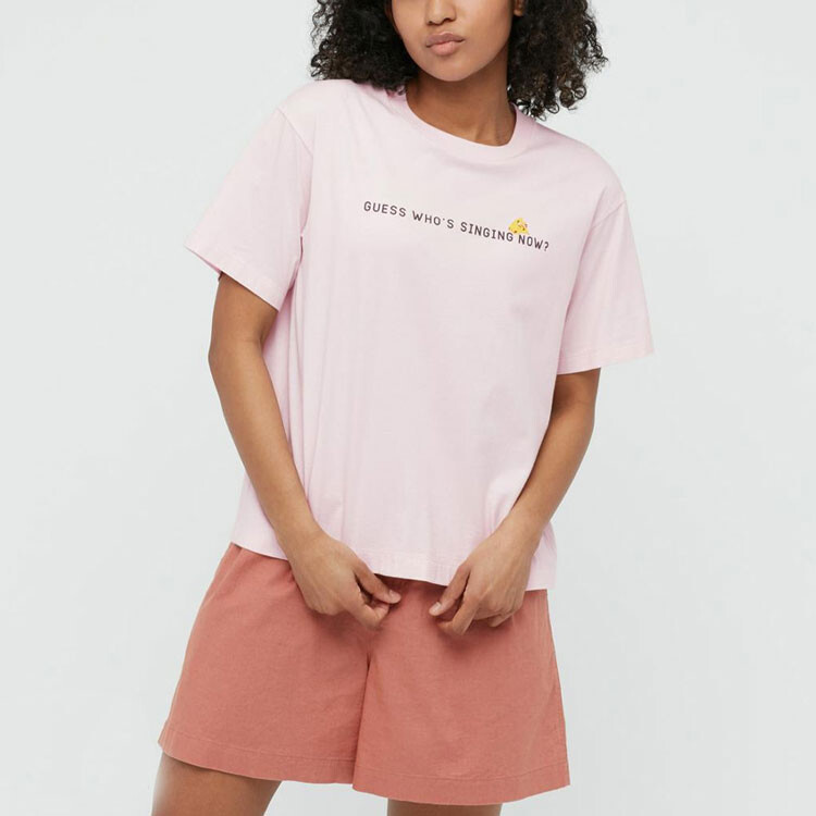 Футболка Uniqlo Pokemon Pokémon Co-Branded Series, розовый — фото 3