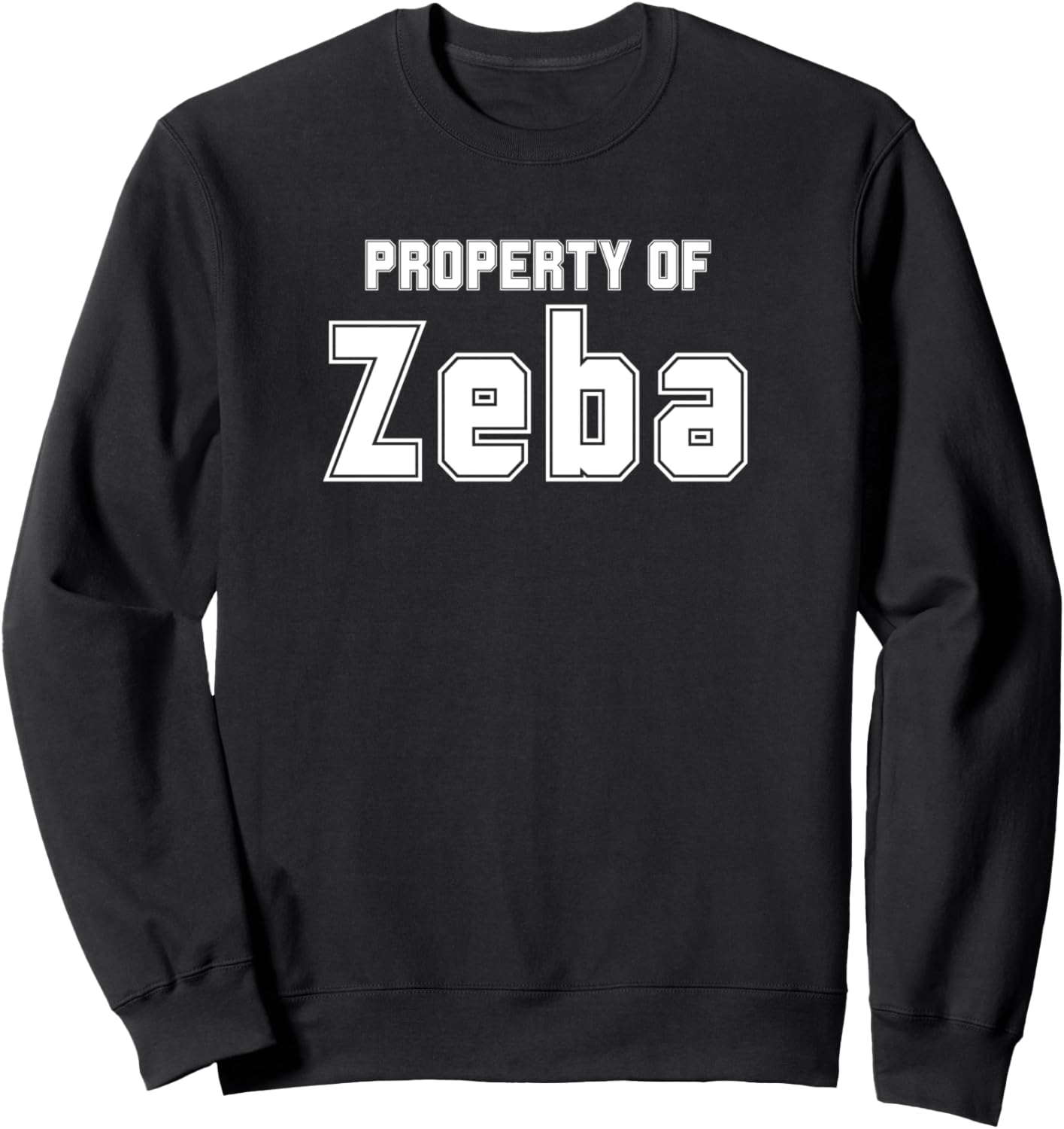 

Забавная толстовка с мусульманским именем и азиатскими именами ZEBA Wealth Funny Asian Name Gifts Property Of Co., черный