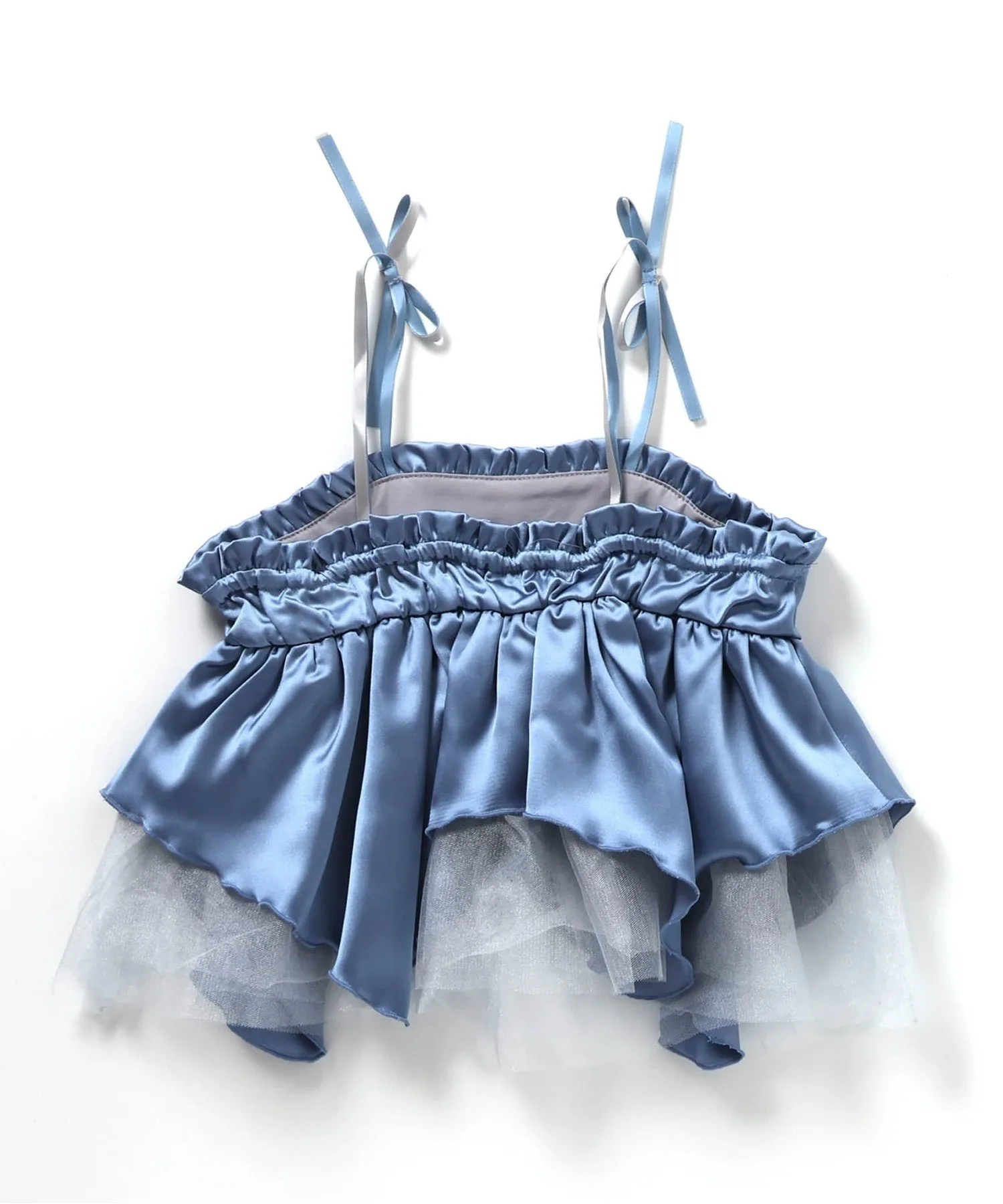 Детский топ с кружевом и лентой BREEZE Tear Camisole Set розовый — фото 4