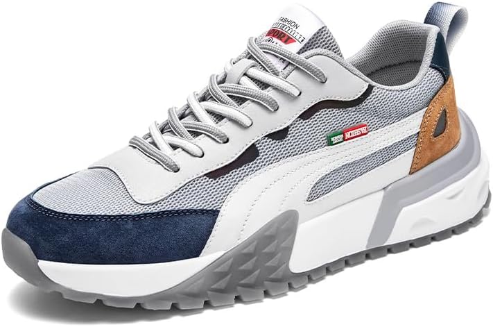 

Мужские спортивные кроссовки для бега на все сезоны с дышащей тканью Tgrnfhkpyy, серый