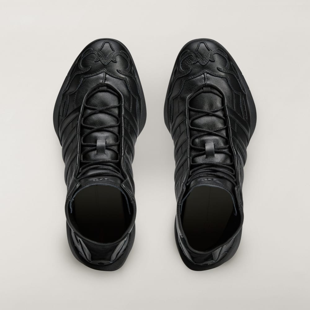 Высокие кроссовки Adidas Y-3 Regu 2002 Hi, цвет Black/Black/Black — фото 2