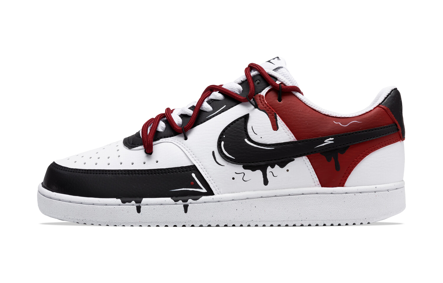 

Кроссовки для скейтборда Court Vision 1 мужские низкие черный Nike