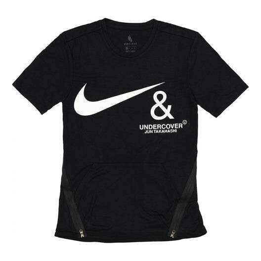 

Футболка men's dri-fit quick dry casual sports round neck short sleeve t-shirt Nike, черный