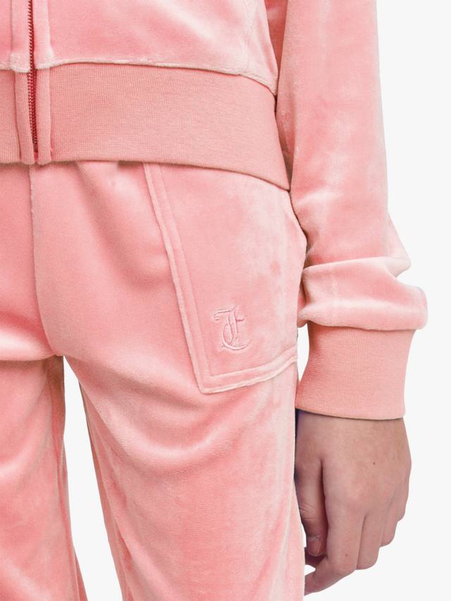 Детские тоновые широкие джоггеры Juicy Couture, Peach Blossom — фото 3