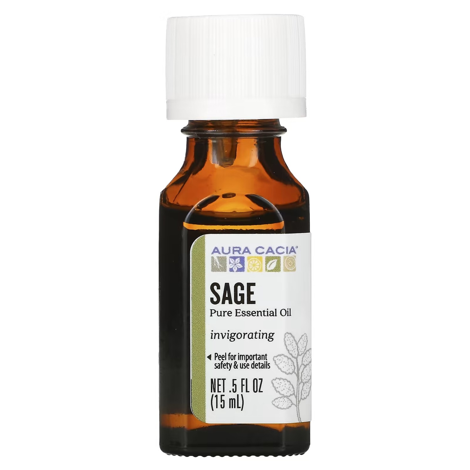 

Эфирное масло шалфея Aura Cacia Pure, 15 мл