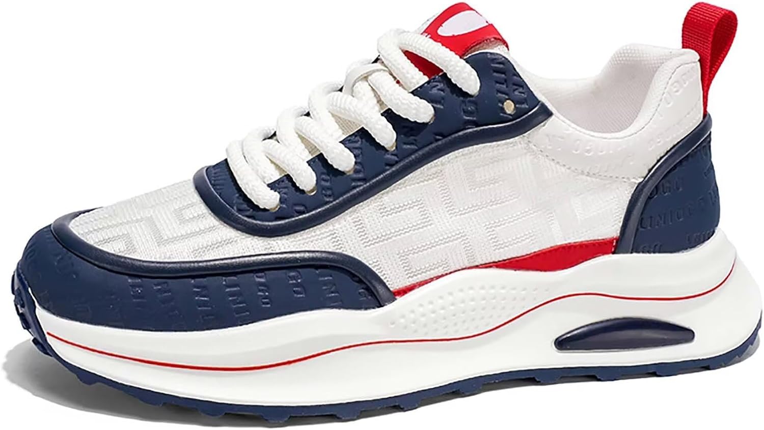 

Мужские дышащие модные кроссовки TERBOFIN для бега, ходьбы и повседневных тренировок, белый/синий