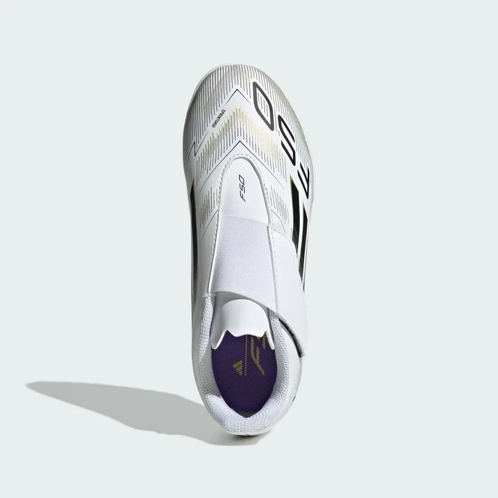 Детские тренировочные кроссовки F50 Club TF H&L для газона / F50 Club TF H&L K... Adidas, white — фото 3