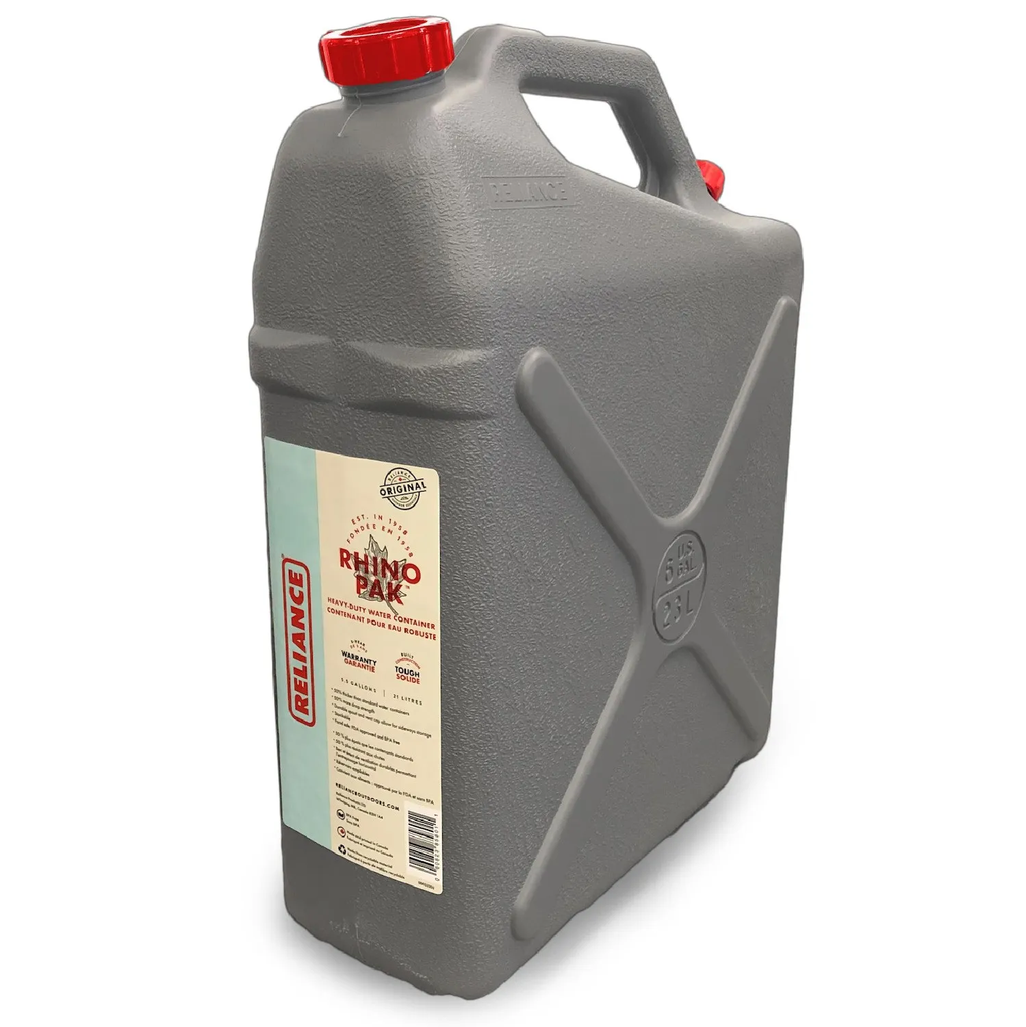 

Контейнер для воды Rhino-Pak EcoCore Reliance, Gray