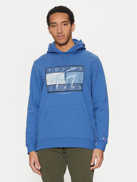 

Толстовка обычного кроя Dna Flag Twist DM0DM21100 Tommy Jeans, синий