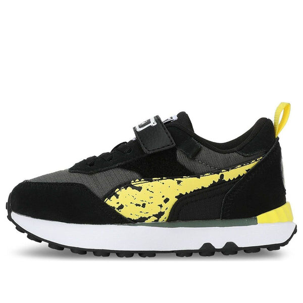 

Кроссовки x spongebob squarepants rider fv 'black yellow' Puma, черный