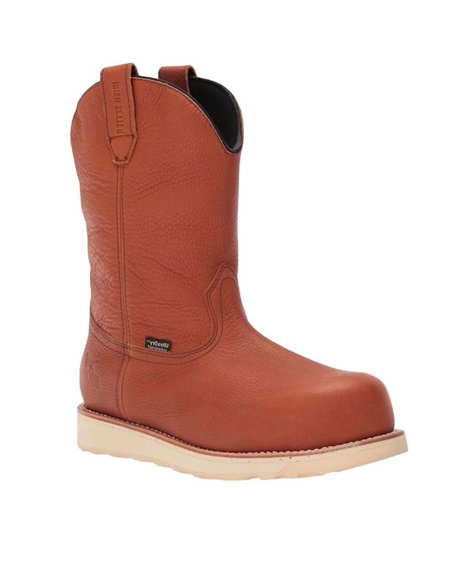 

Мужские 11-дюймовые рабочие ботинки Wingshooter на композитном носке без шнуровки в коричневом цвете Irish Setter Boots