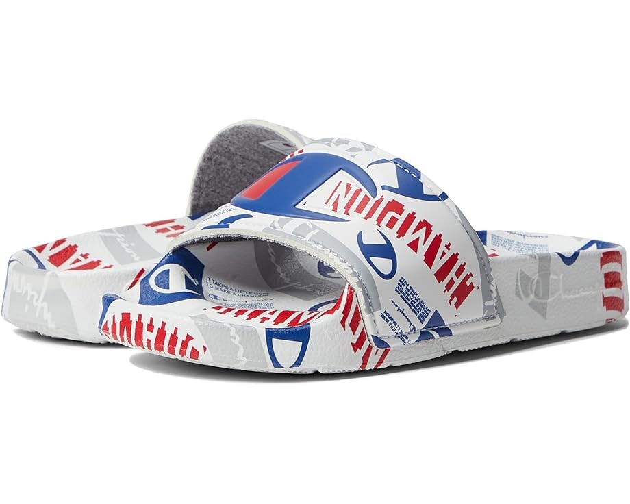 

Сандалии Champion Ipo C Logo, цвет White/Scarlet/Surf The Web