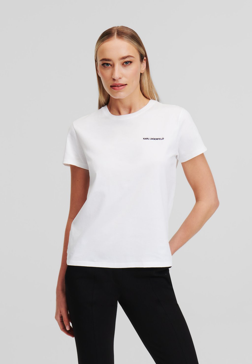 

Футболка LOGO KARL LAGERFELD, белый