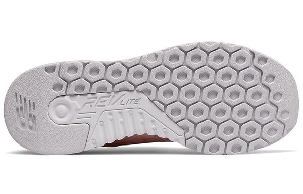 Кроссовки нубук 247 розовые New Balance, розовый — фото 4