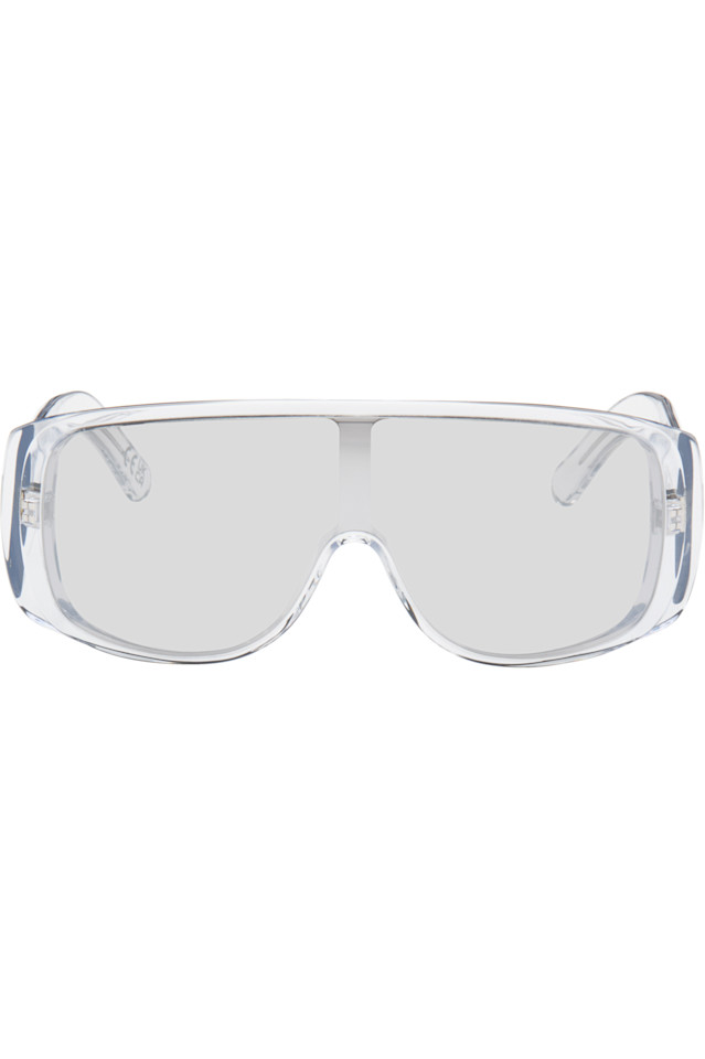 

Прозрачные маскированные очки Mm6 Maison Margiela, белый