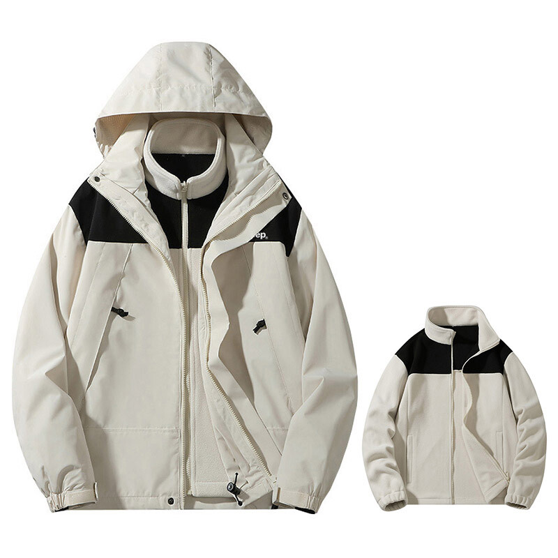 

Куртка унисекс Jeep, цвет Khaki (3-in-1)