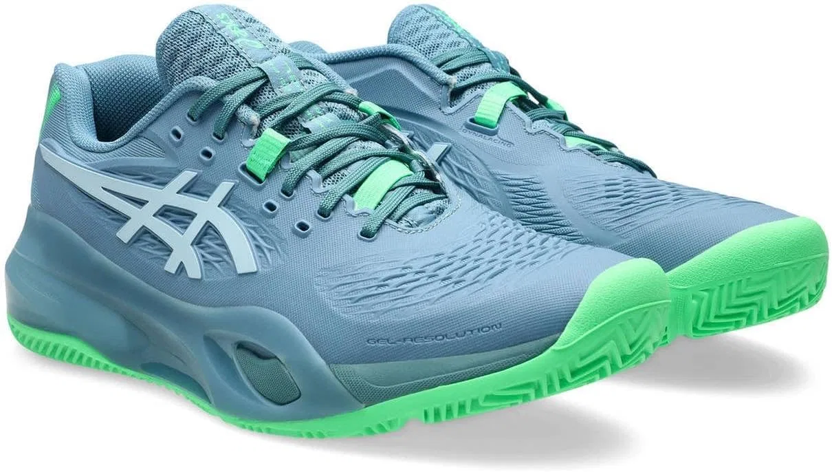 Мужские кроссовки для падела ASICS Gel-Resolution X, Saba Blue Cool Grey — фото 2