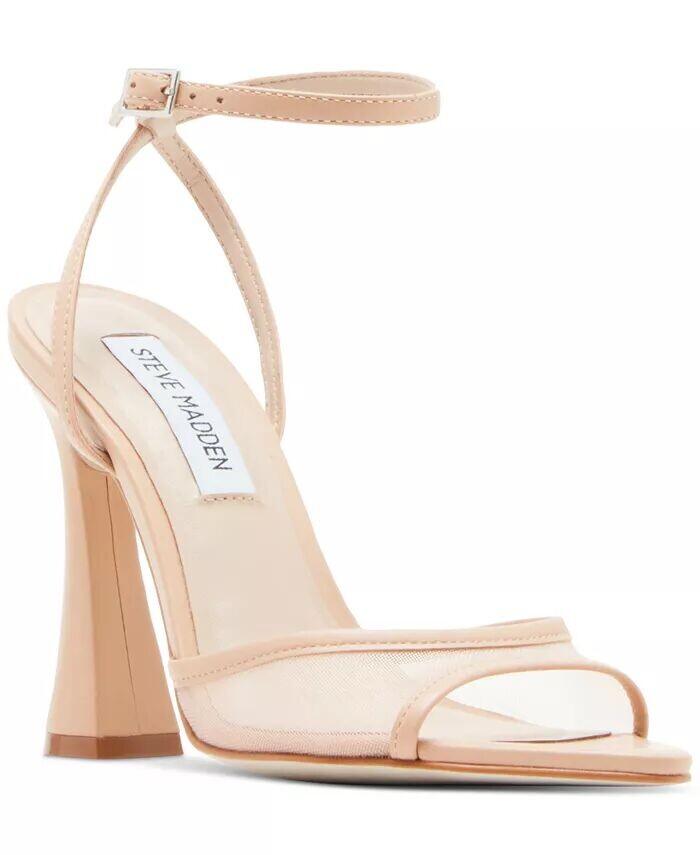 Женские босоножки Beki из двух частей на расклешенном каблуке Steve Madden, белый